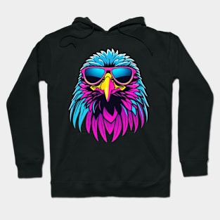 Cool Neon Eagle Hoodie